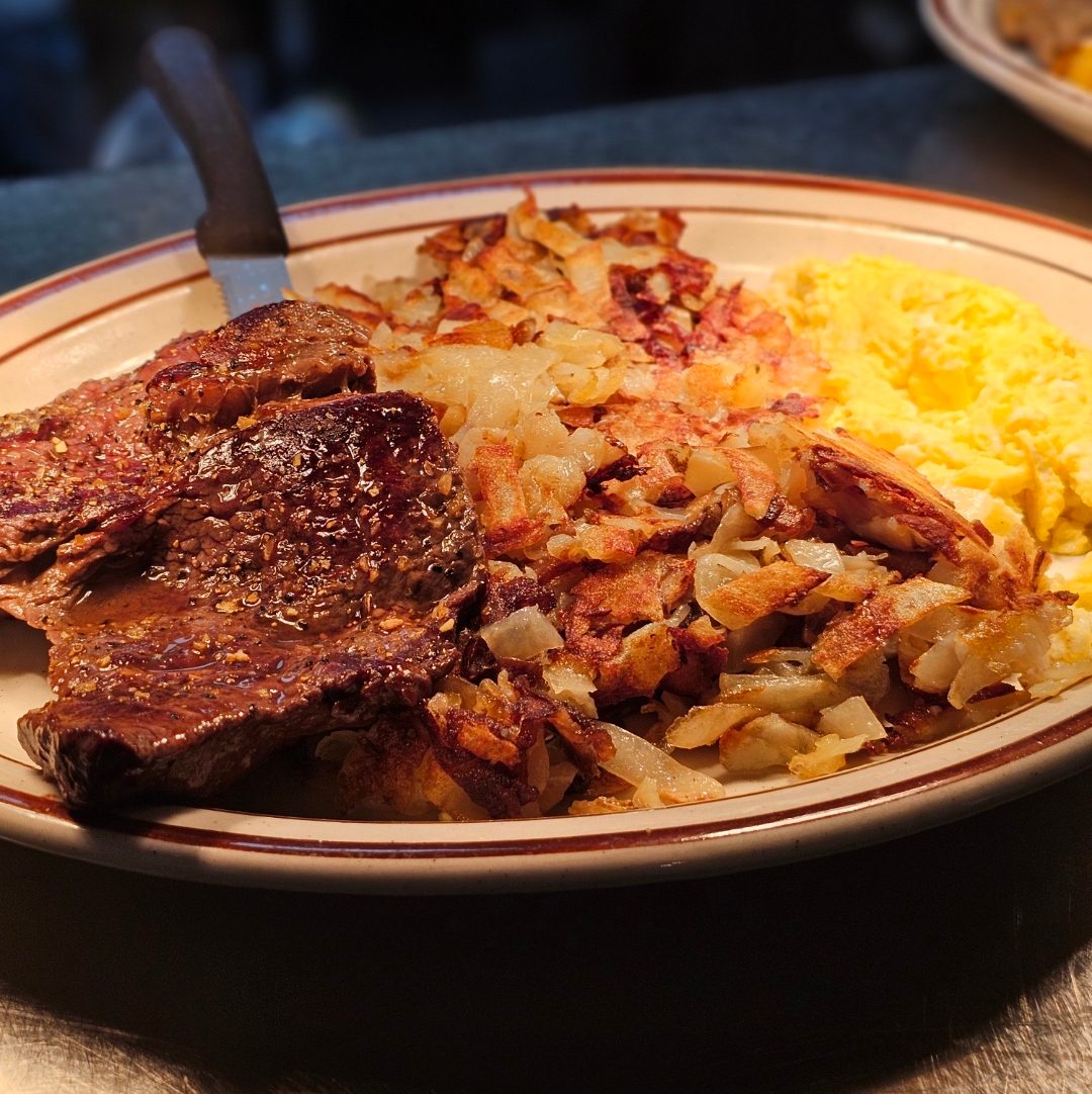 Top Sirloin & Eggs.