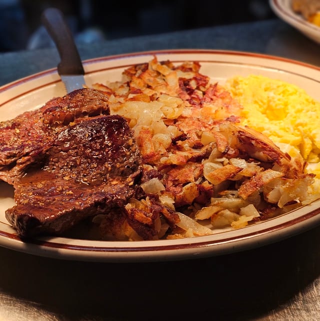 Top Sirloin & Eggs.